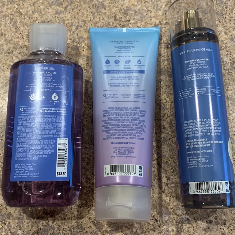 Bath & Body Works Cotton Candy Clouds Bundle - Picture 3 of 6